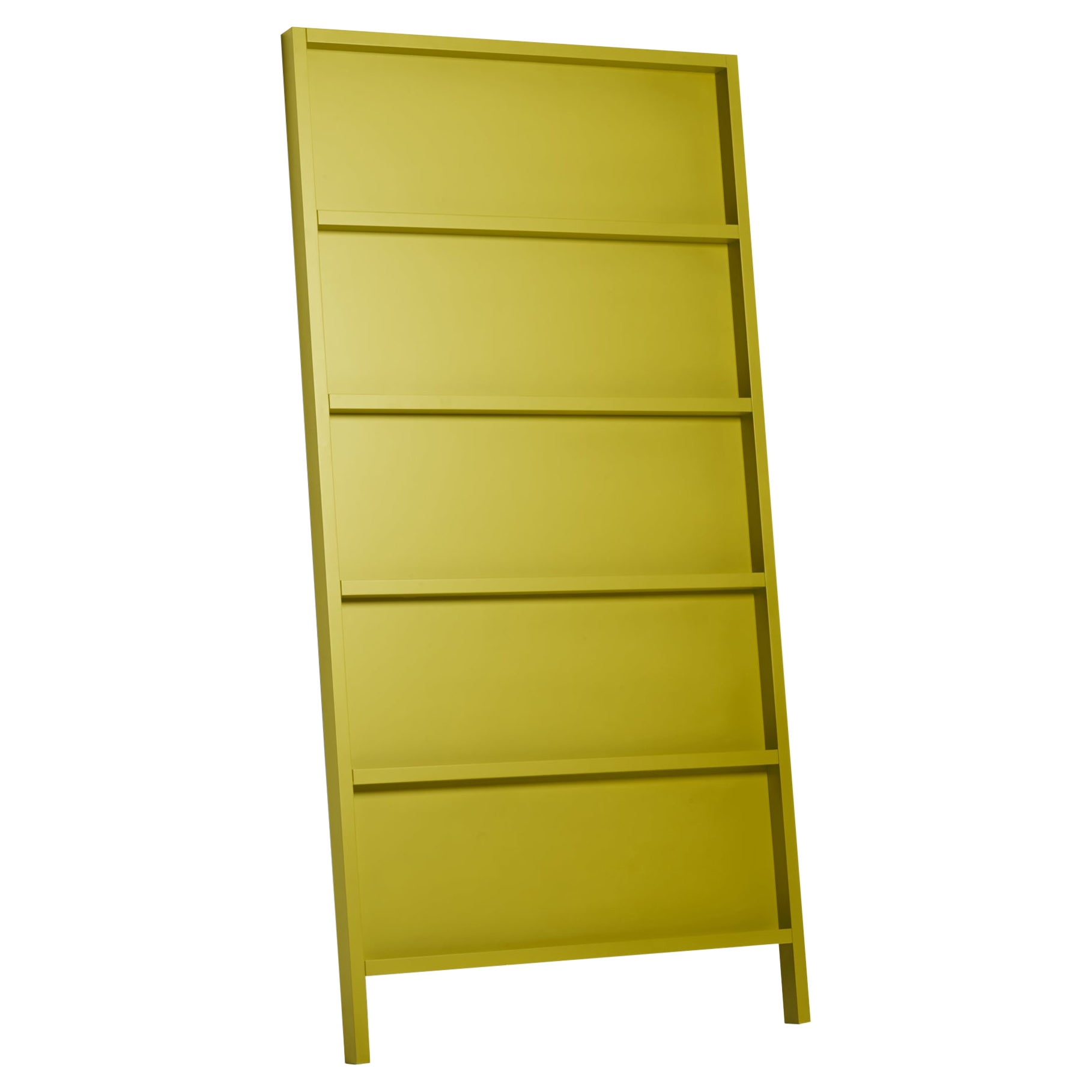 Pequeño armario/estantería de pared Moooi en haya lacada Curry