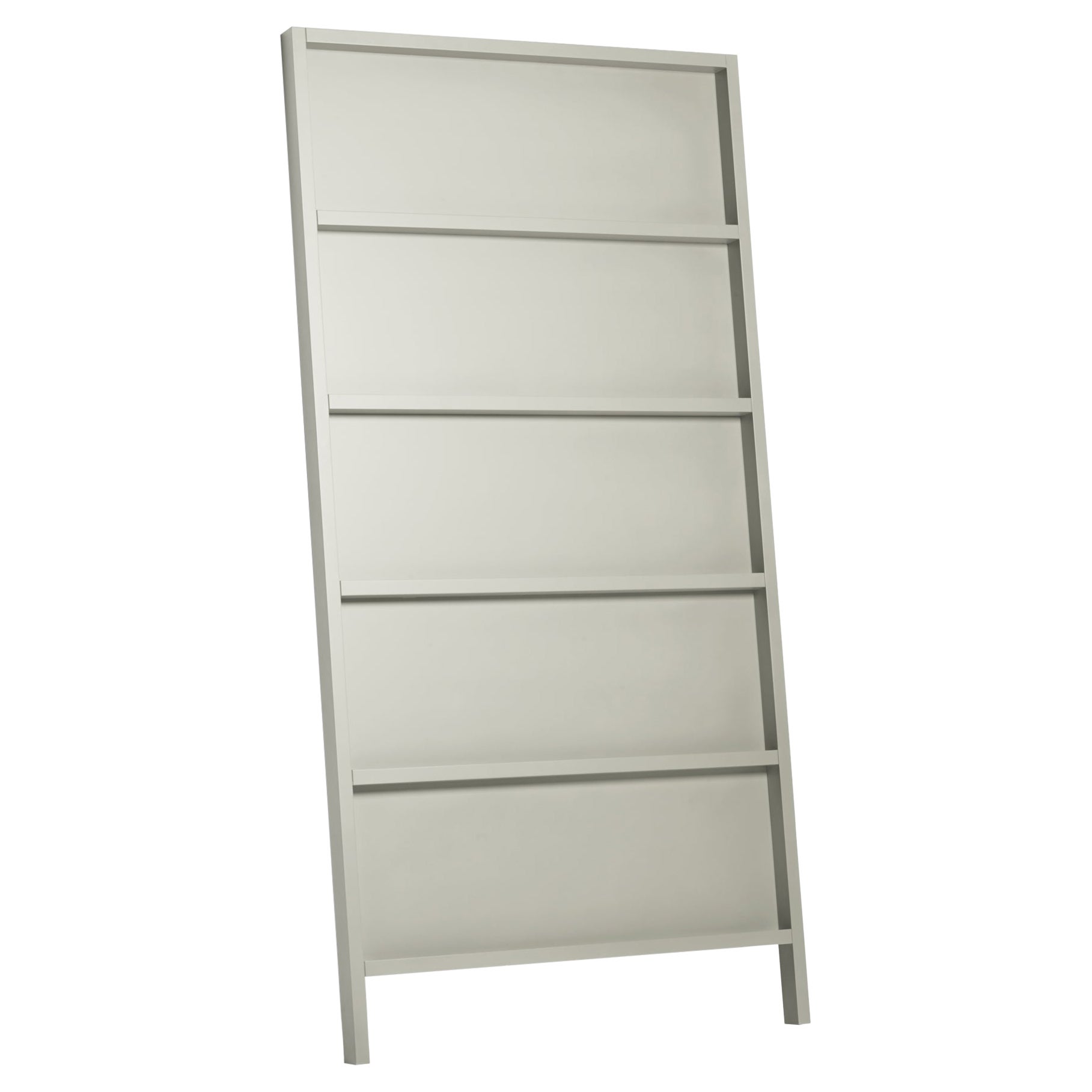 Petite armoire/étagère murale Oblique Moooi en hêtre laqué gris soie