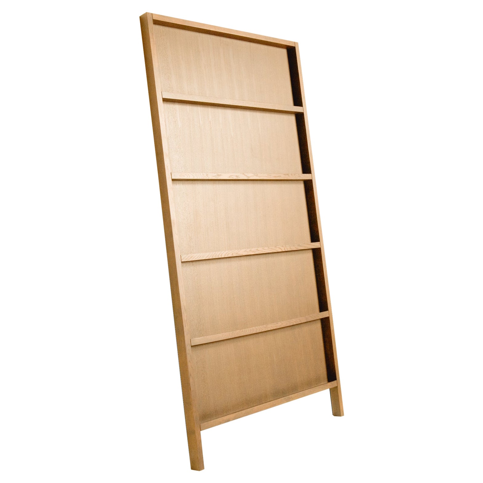 Moooi Oblique Small Cupboard/Wall Shelf in Natural Oil Stained Oak For Sale