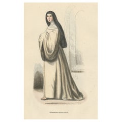  French Nun of the Order of Feuillantines, a Catholic Congregation, 1845