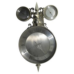 Vintage Black Starr & Gorham Gothic Bold Wall Clock in Original Box