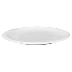 Dish in White Carrara Marble by Ivan Colominas, Italy, Stock
