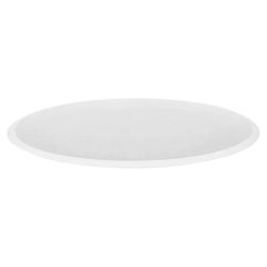 Nouveau plat moderne en marbre blanc du créateur Ivan Colominas, stock