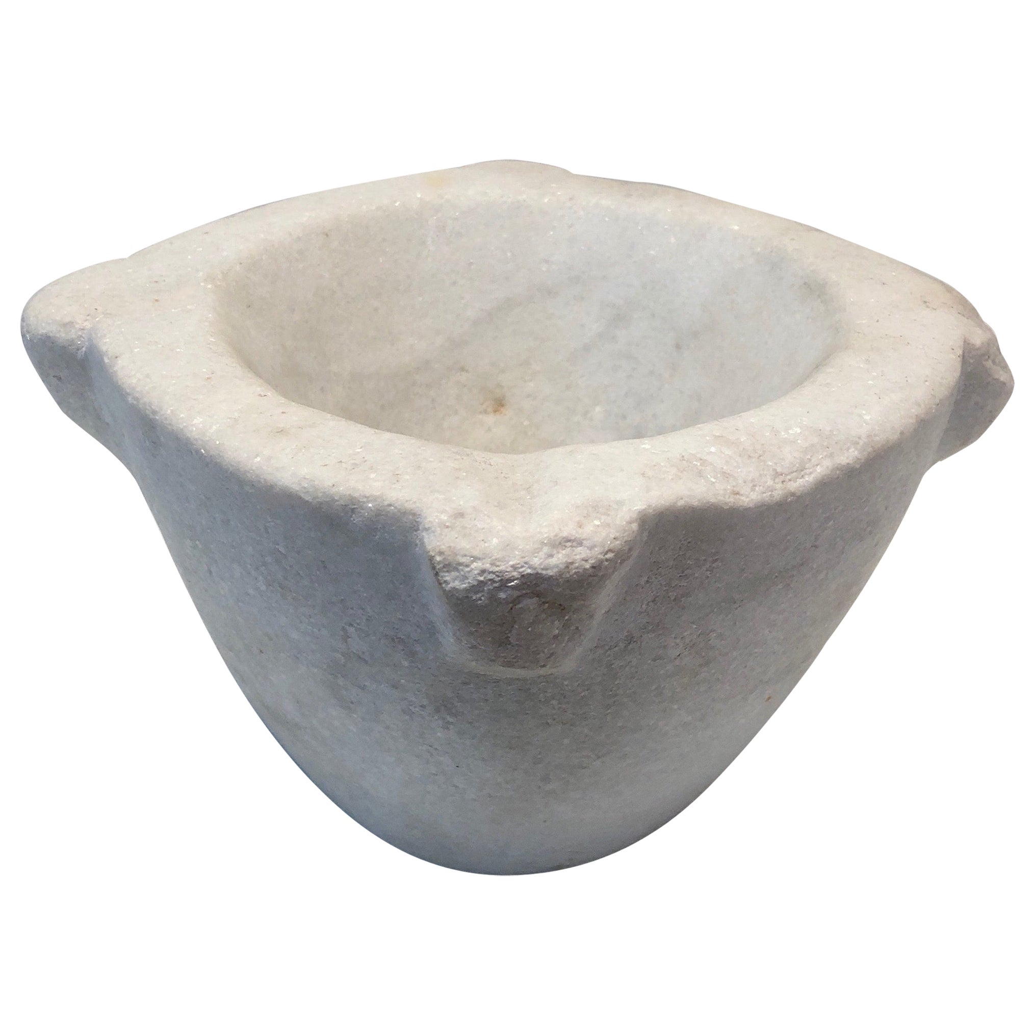 Marble Mortar from 18th Century For Sale