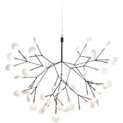 Lampe à suspension Heracleum II 72D Moooi en nickel avec éclairages en polycarbonate