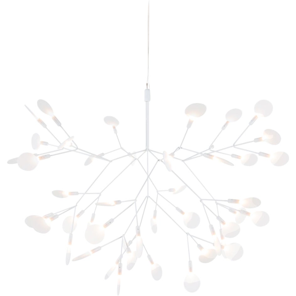 Moooi Heracleum II 72D Lampada a Sospensione in Bianco con Lenti in Policarbonato, 10m