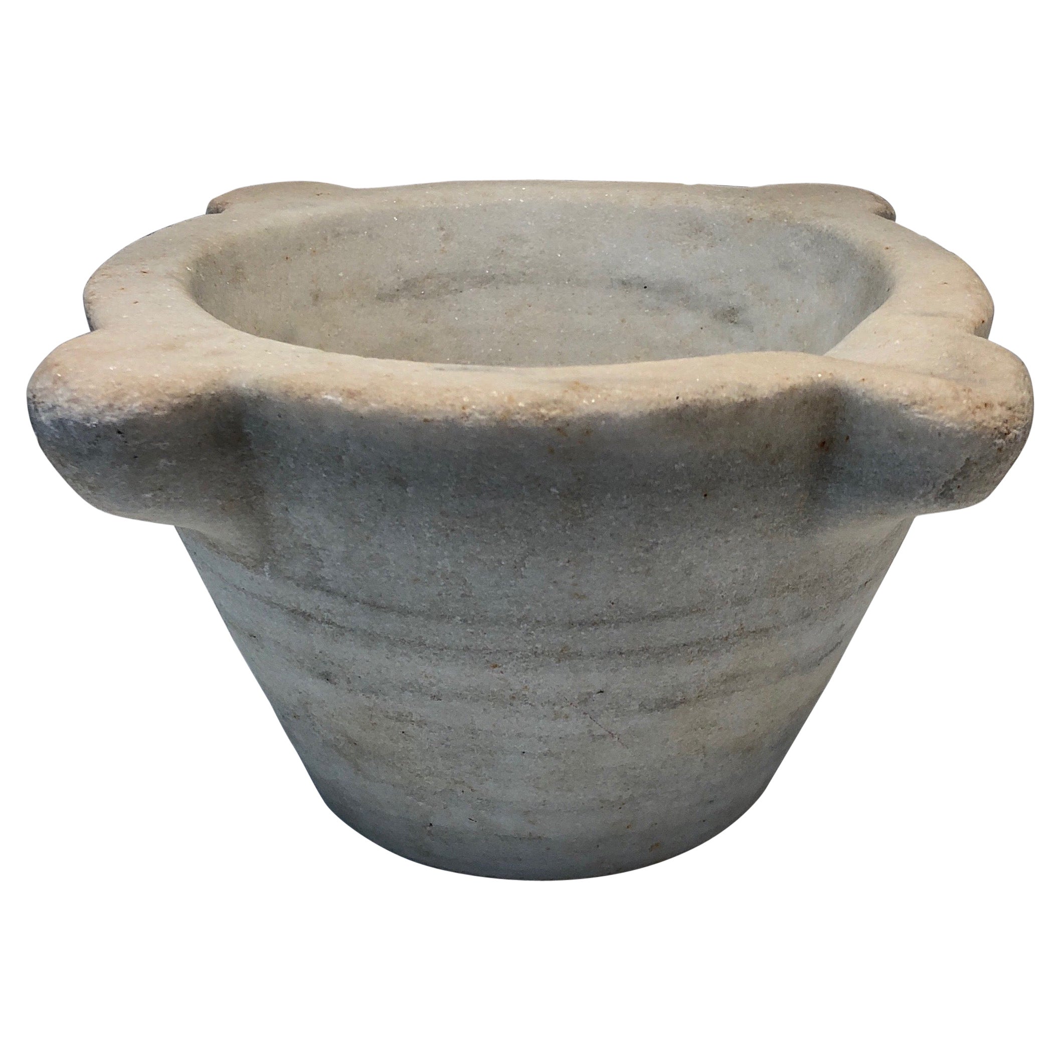 Marble Mortar from 18th Century For Sale