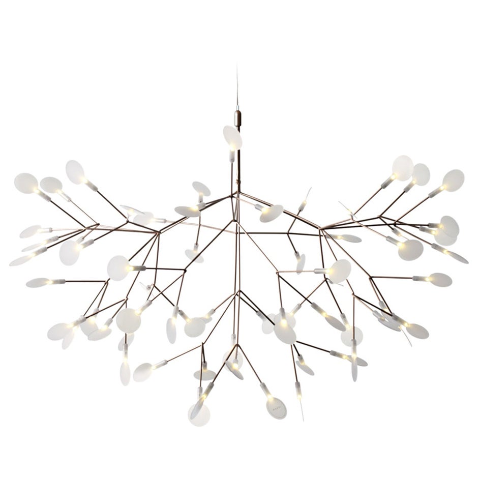 Moooi Heracleum II 98D Suspension Lamp in Copper with Polycarbonate Lenses For Sale