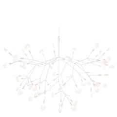 Moooi Heracleum ii 98d Suspension Lamp in White with Polycarbonate Lenses