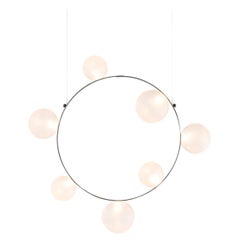 Moooi Hubble Bubble Small LED Suspension Lamp with Frosted Spheres & Metal Frame