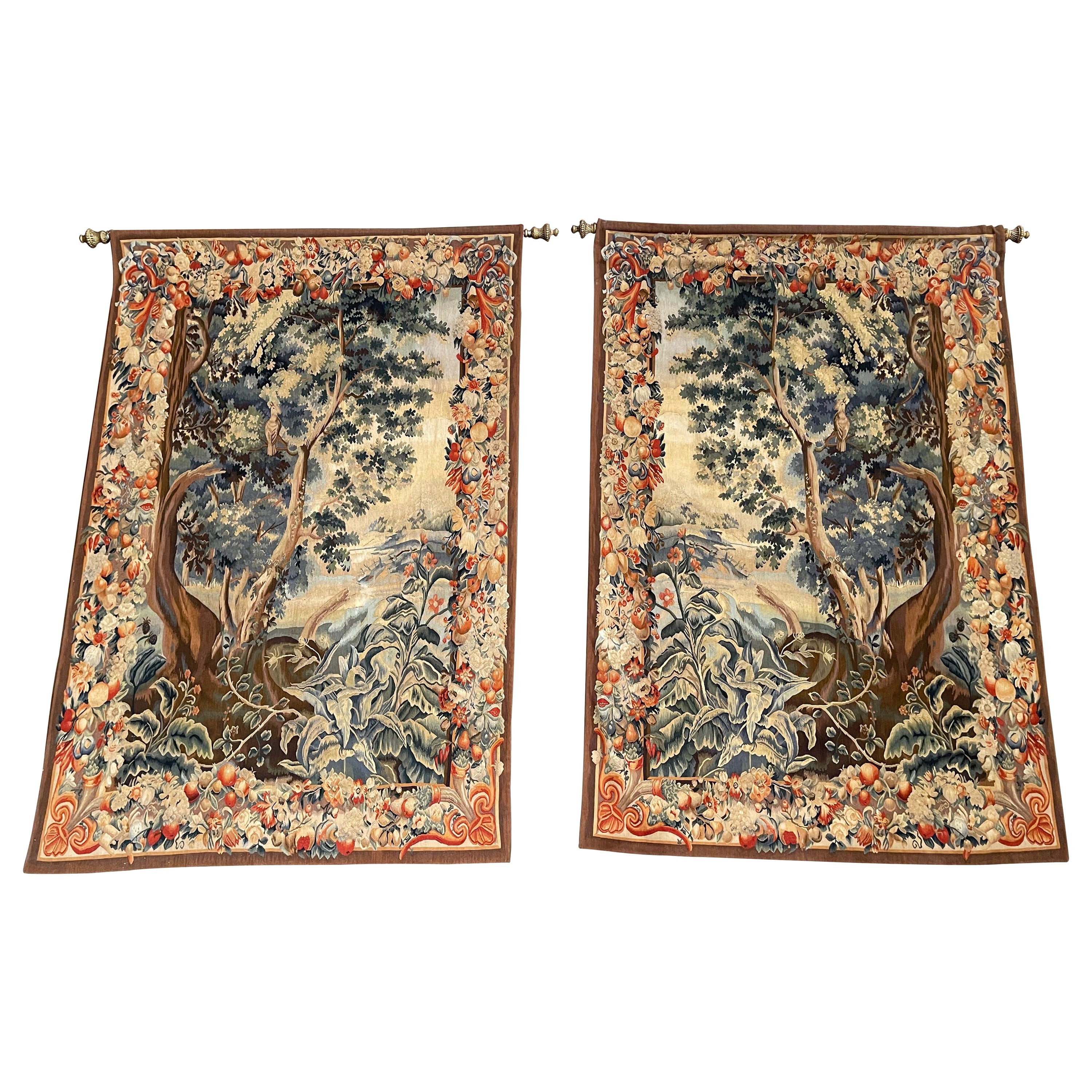 Tapestry pillowcaseRomance17*18 43*45cm -jacquard woven-Victorian style with soothing pastoral motifs-French,English & Baroque tapestry.