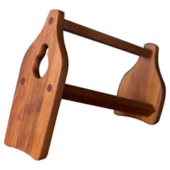 Vintage Teak Danish Jens H. Quistgaard Wine Bottle Holder for Dansk 