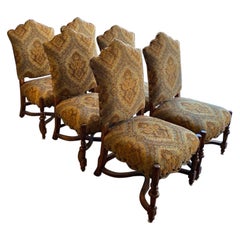 Set of Six Late 20th Century John-Richard Upholstered Dining Chairs