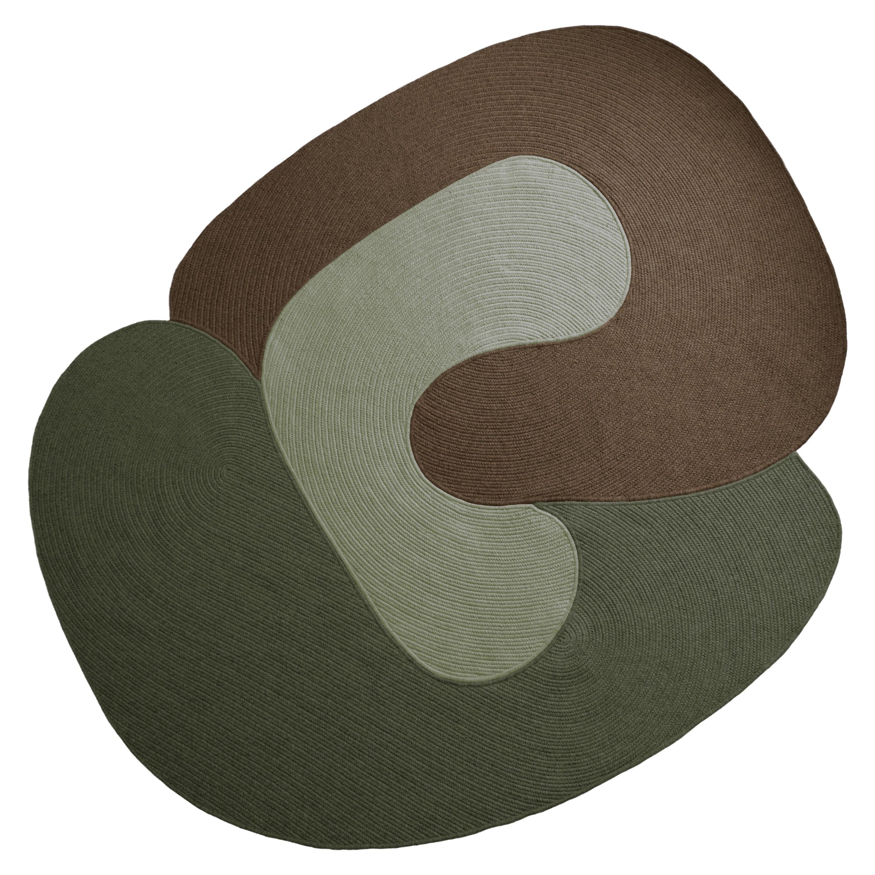 Riff-Teppich von Souda, 6x8 Fuß, geflochten, mehrfarbig 03