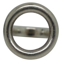 Vintage Idole De Christofle Sterling Silver 925 Circle Ring France