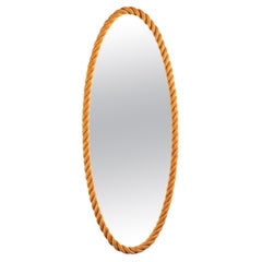 Large Rope Mirror by Audoux and Minet