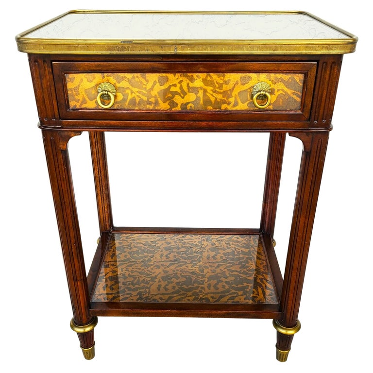 Theodore Alexander Eglomise Collection Side End Occasional Table at 1stDibs