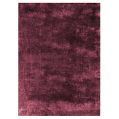 Soothing Hues Customizable Pallas Weave Rug in Deep Berry X-Large