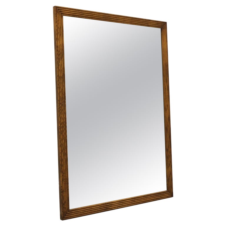 HENREDON Artefacts Campaign Style Wall Mirror For Sale at 1stDibs
