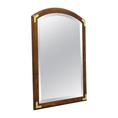 Vintage Henredon Scene One Campaign Style Wall Mirror