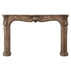 French 18th Century Louis XV Fireplace Mantel