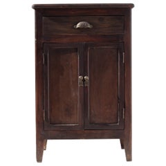 French Colonial Country Patina Teak Cabinet, Circa 1930's