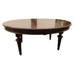Louis XVI Style Mahogany Dining Table