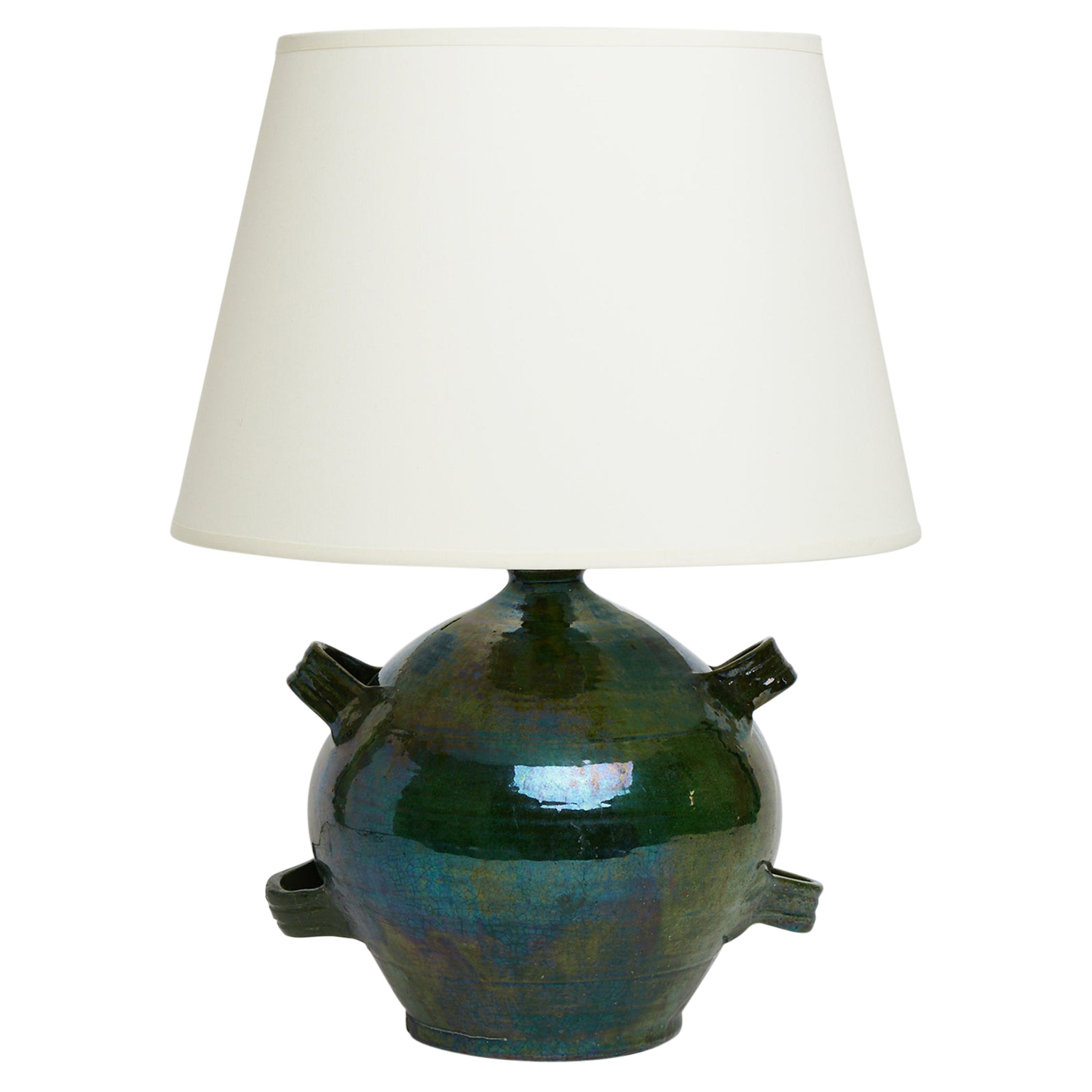 Green Ceramic Table Lamp