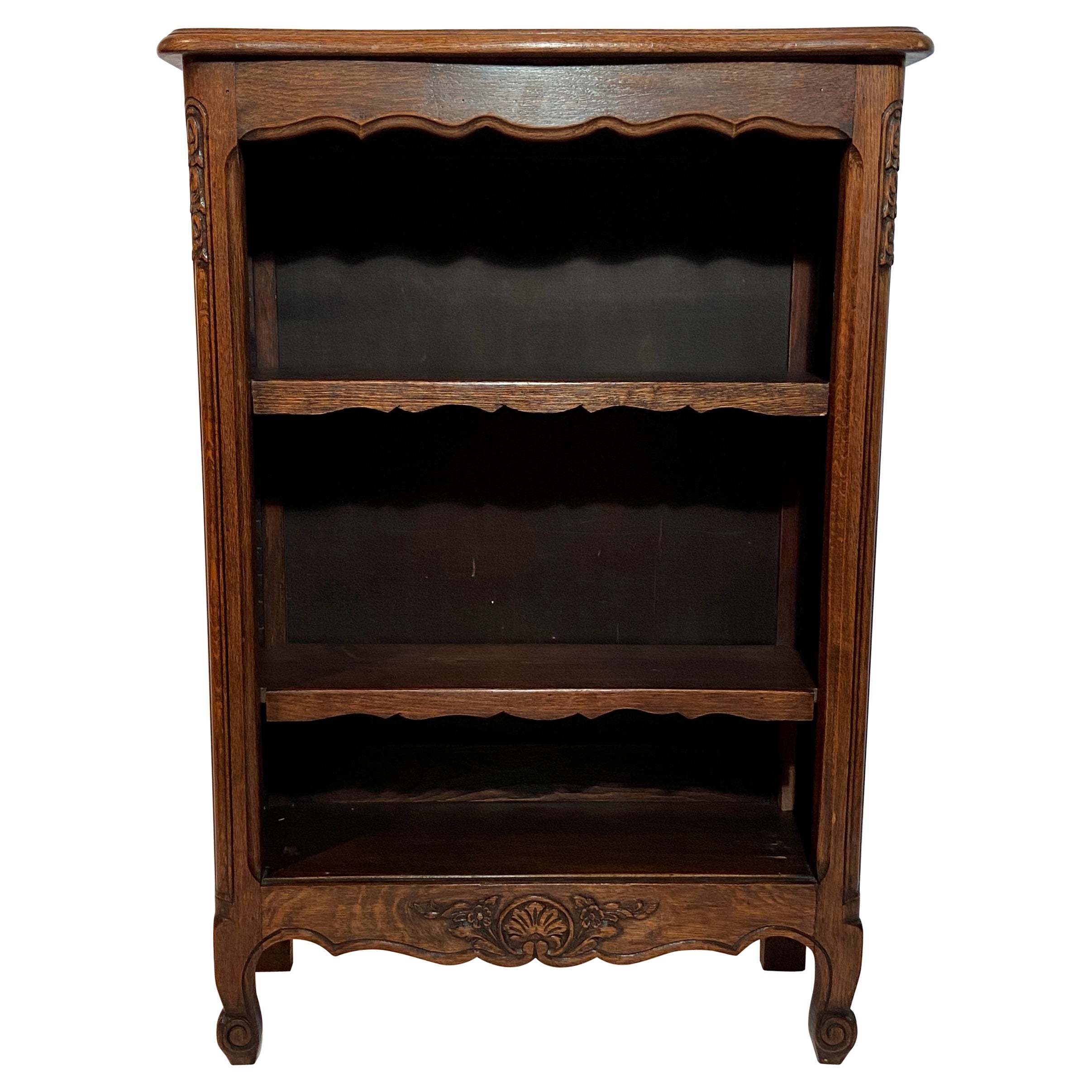 Antique French Provincial Bookcase, Circa 1900 For Sale