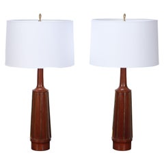 Pair of Mid Century Modern Table Lamps by G. Thurston, circa 1950