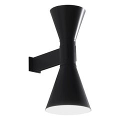 Lampada da parete 'Applique De Marseille' di Le Corbusier per Nemo in nero
