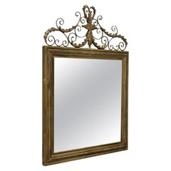 UTTERMOST Valonia Distressed Gold Beveled Wall Mirror