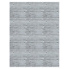 Tappeto con trama a labirinto personalizzabile in stile senza tempo in frassino X-Large