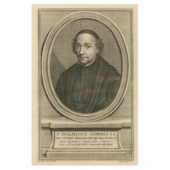 Portrait of the Jesuit Willem 'Guilielmus' Cuperus, Published 1740