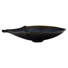 LÖVA, Gustavsberg, Gabi Citron-Tengborg, Bowl in Glazed Ceramics, 1960s