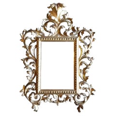 Finely Carved Frame from the Late 1600s, Finished in Gold Leaf