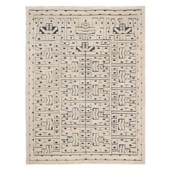 Contemporary Swedish Skvattram Style Rug by Doris Leslie Blau