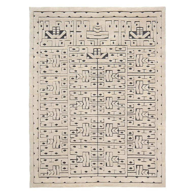 Swedish Skvattram Style rug, new, offered by Doris Leslie Blau