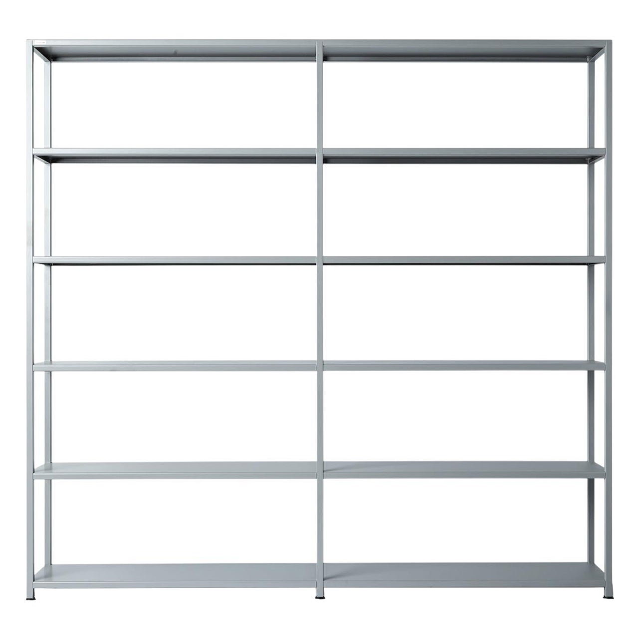 Silver Library Open Shelving Unit