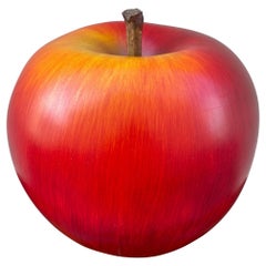 Large Ceramic Red Apple