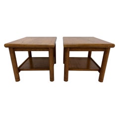 Mid-Century Lane Altavista Oak Side Tables, 1970s - a Pair