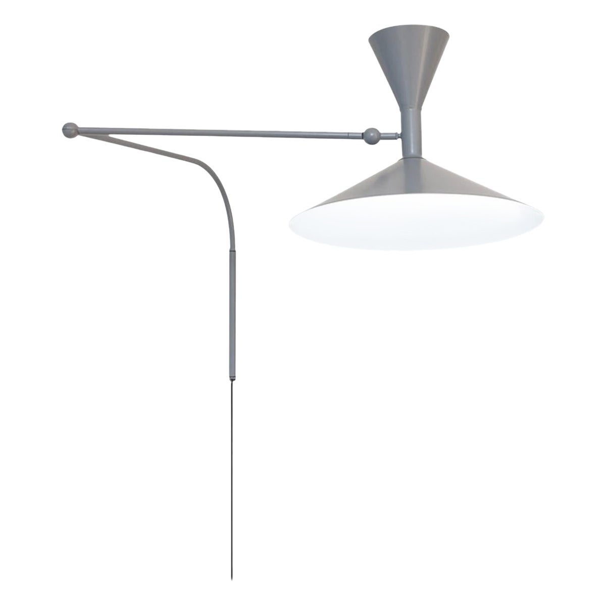 Lampe murale « Lampe de Marseille » de Le Corbusier pour Nemo en gris