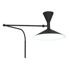 Le Corbusier 'Lampe De Marseille' Wall Lamp for Nemo in Black