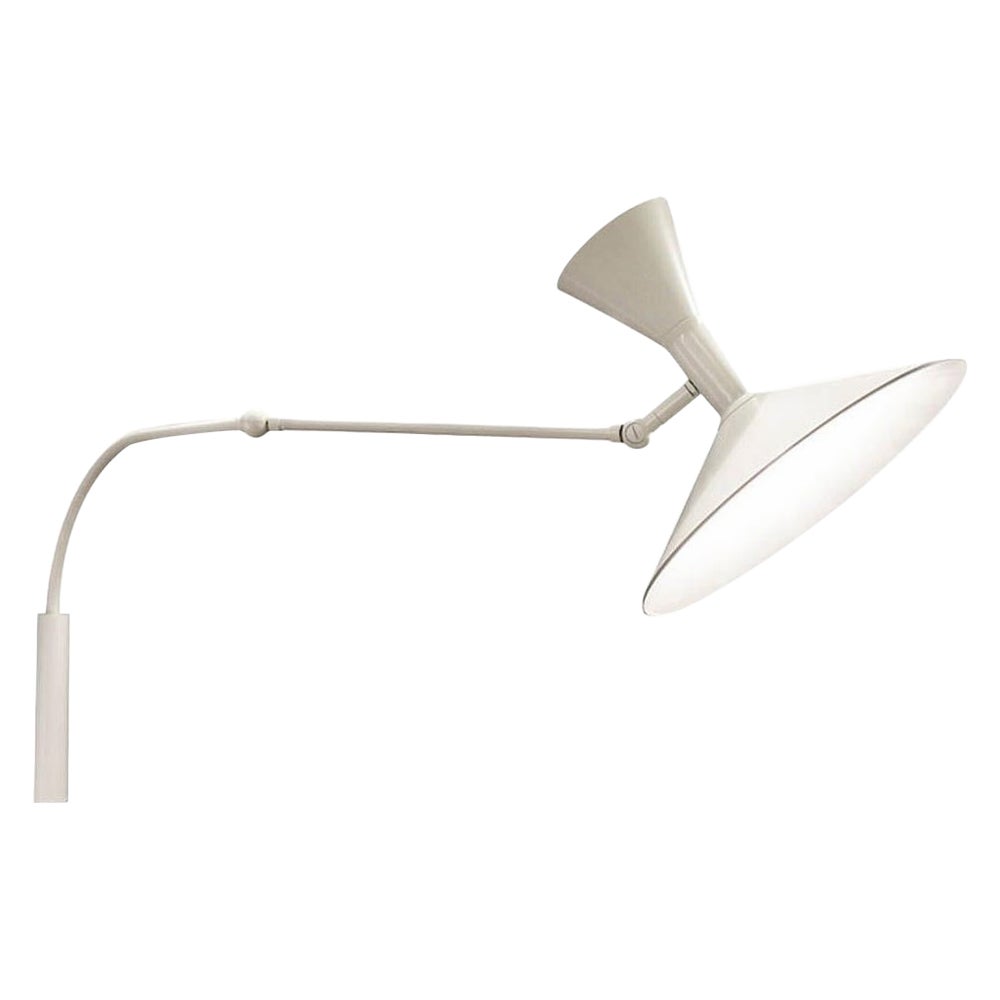 Petite lampe murale Le Corbusier « Lampe de Marseille Mini » en blanc en vente