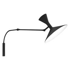 Pequeña Lámpara de Pared Le Corbusier 'Lampe de Marseille Mini' para Nemo en Negro
