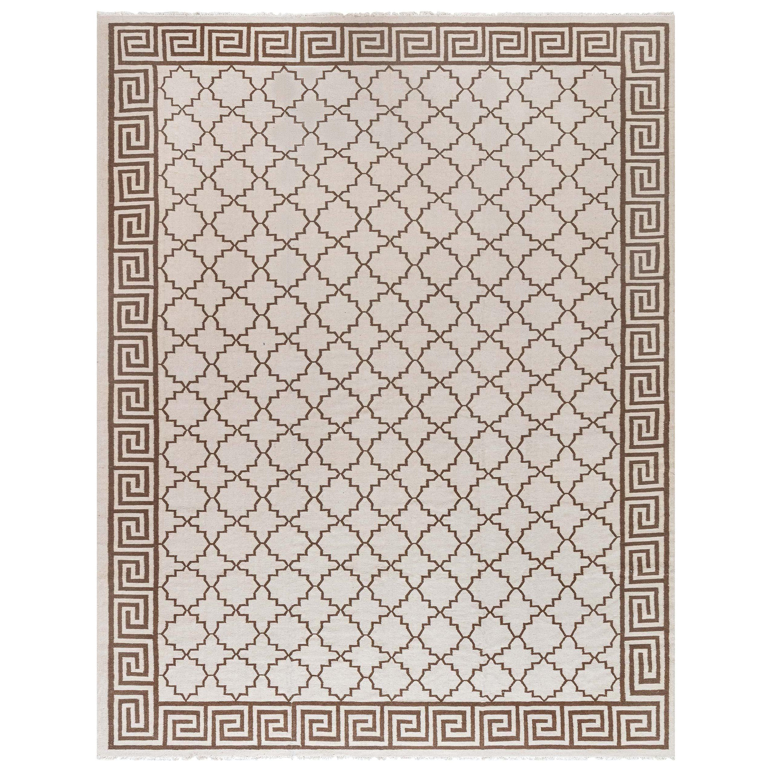 Vintage Dhurrie Rug at 1stDibs