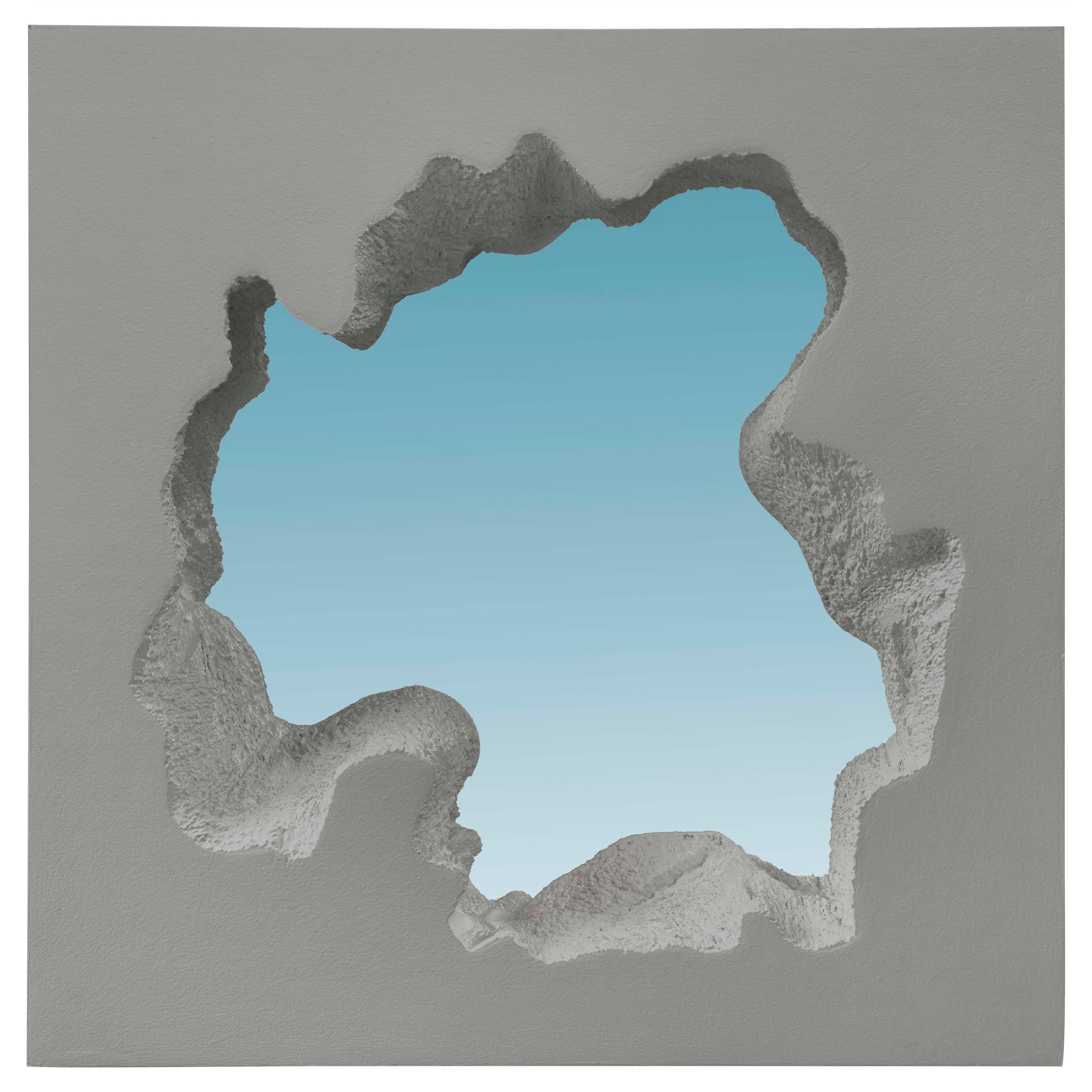 Miroir carré Broken de Gufram par Snarkitecture