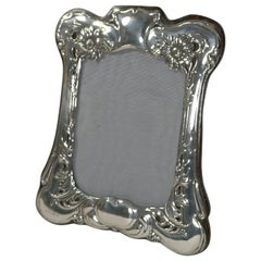 English Art Nouveau Sterling Silver Photograph / Picture Frame