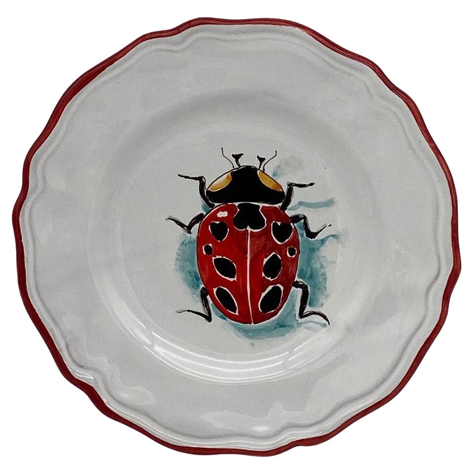 New Ceramic Ladybug Pitcher 11 Ladybugs Lady Bug Bugs 