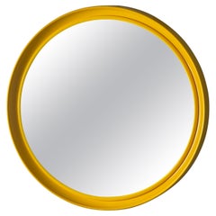 Yellow Space Age Wall Mirror